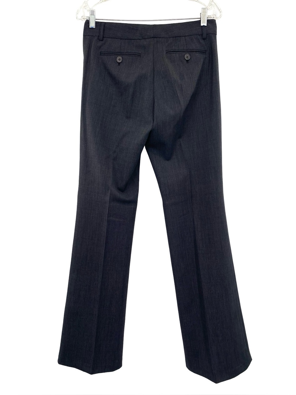 Theory Stretch Wool Straight Full-Length Trousers Dress Pants Size 6 - Picture 3 of 6